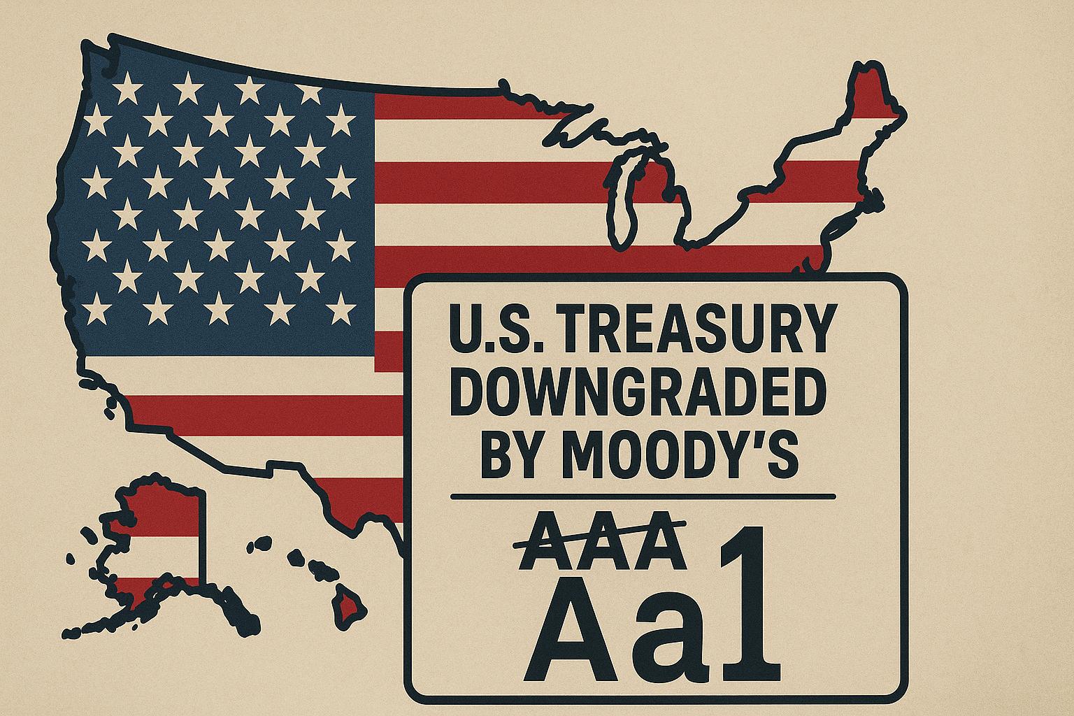 Moody’s declassa il rating USA: rendimenti al 5%