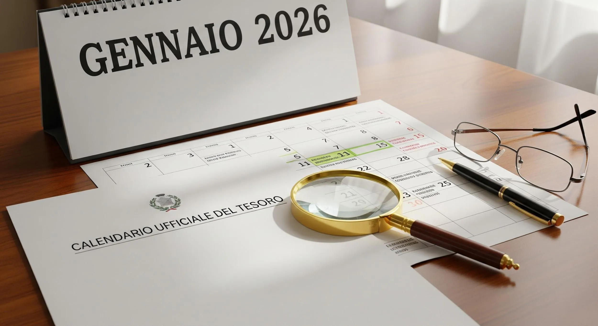 Aste titoli di stato gennaio 2026, il calendario ufficiale del Tesoro