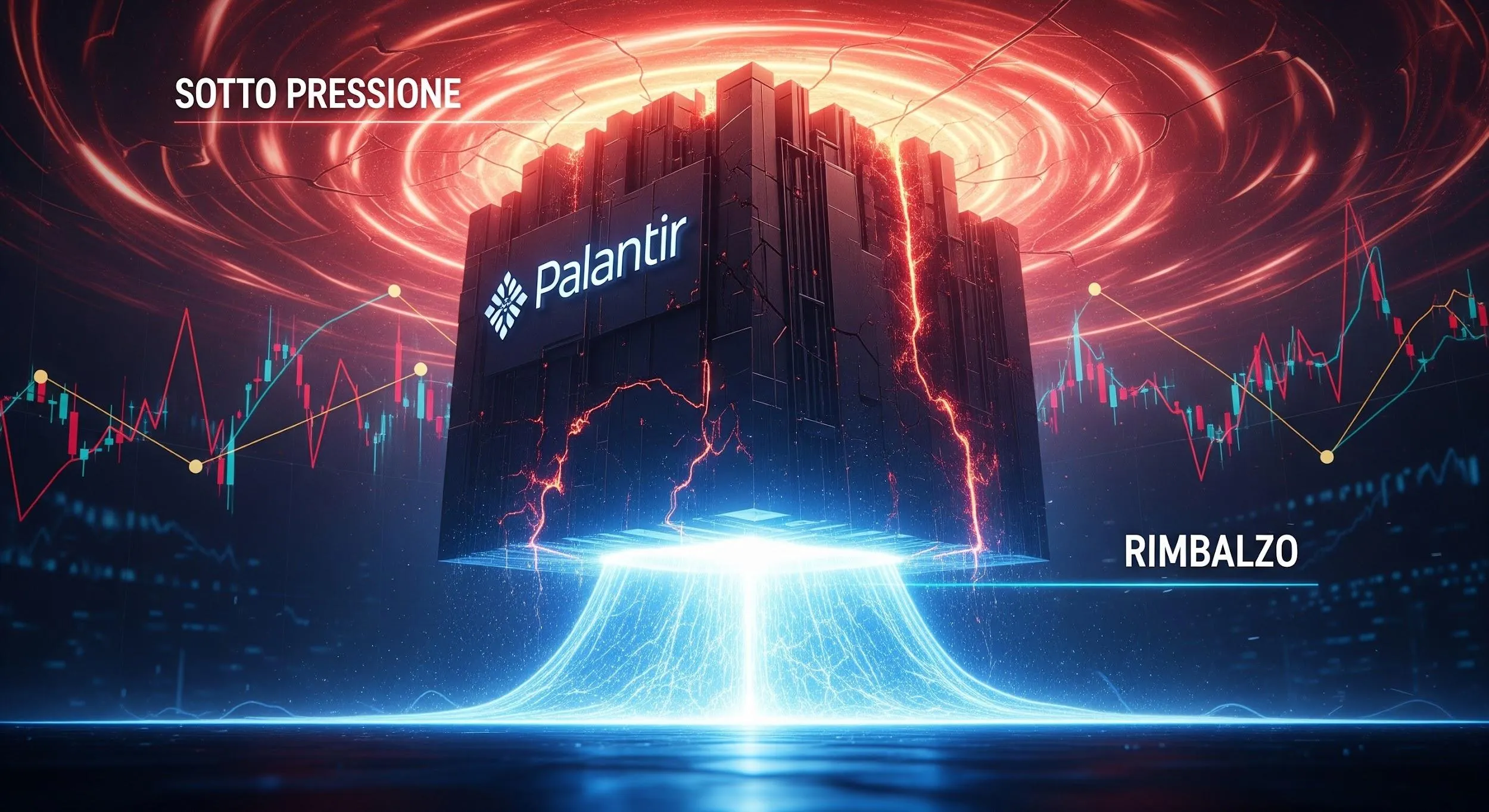 Palantir sotto pressione prima dei conti, poi il rimbalzo