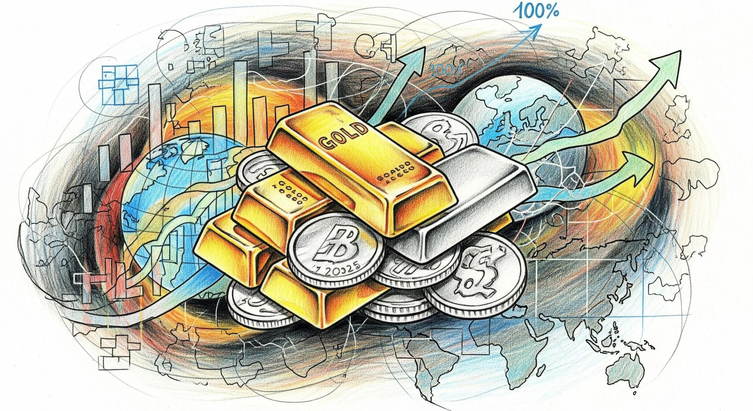 Oro e argento ai massimi storici tra geopolitica e attese sui tassi