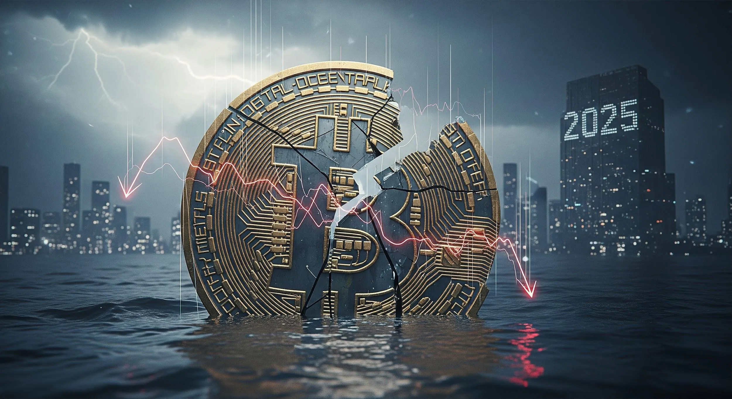 Bitcoin scivola ai minimi dal 2025 e perde lo status di “oro digitale”
