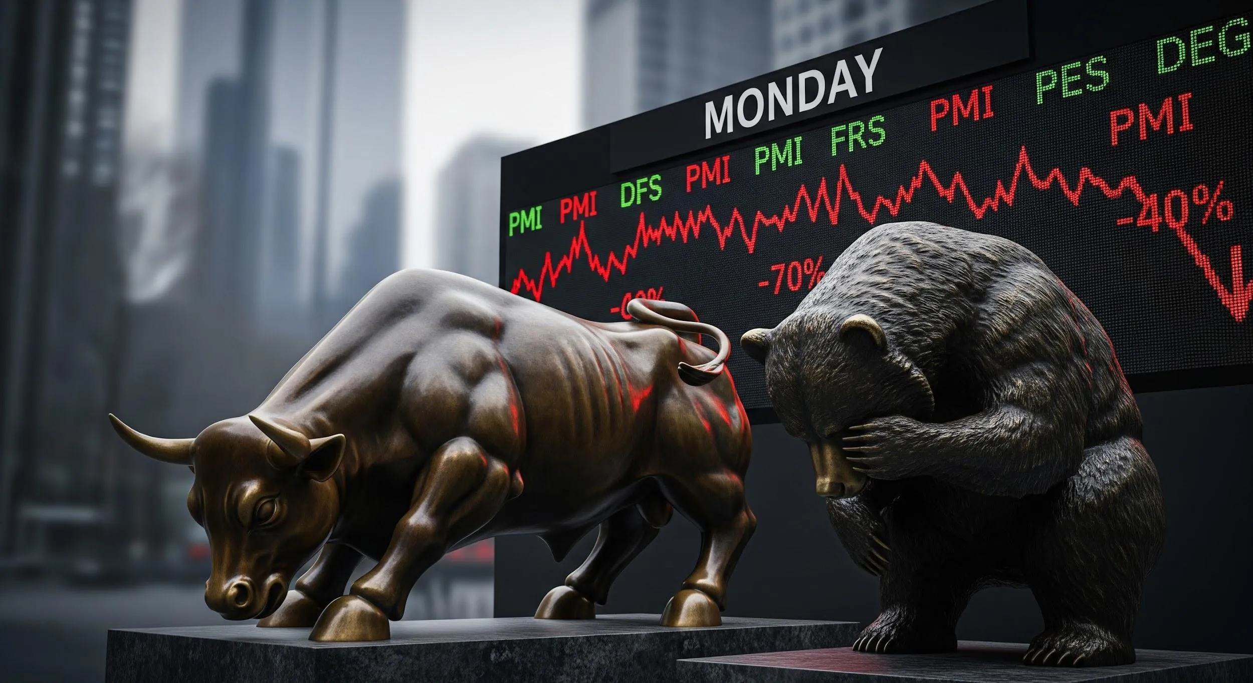 Start&Stock, inizio di settimana con il piede sbagliato in attesa degli indici Pmi