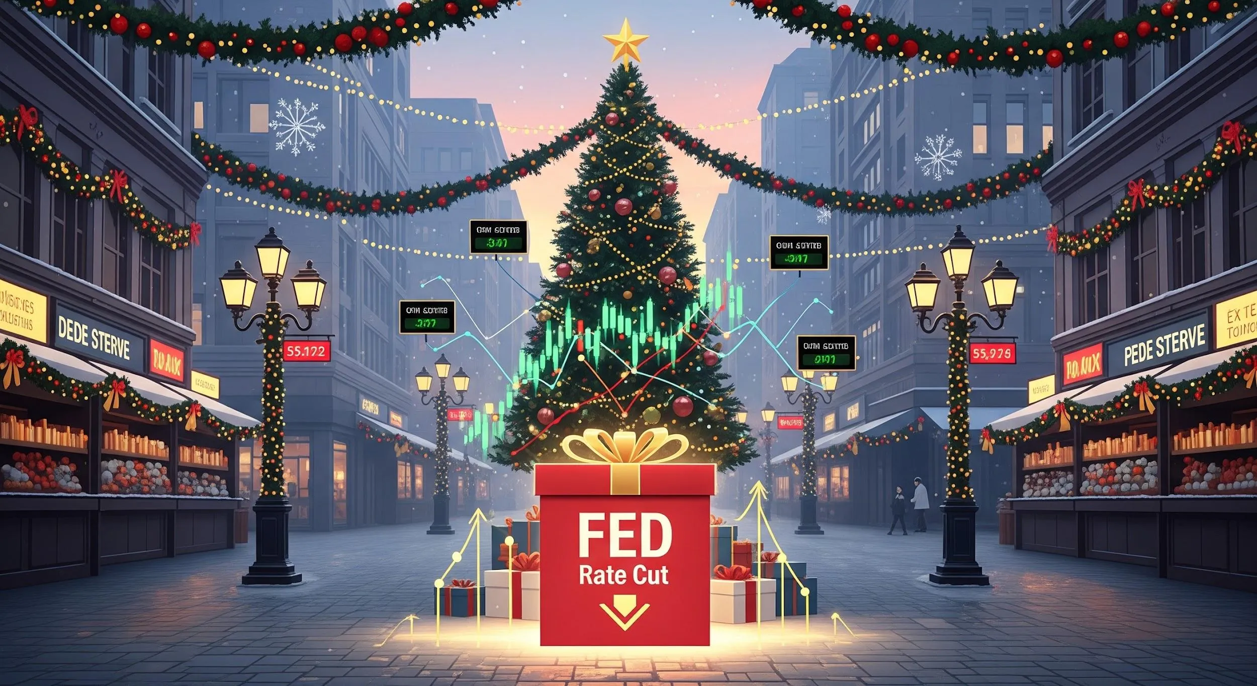 Fed verso un taglio dei tassi? I mercati sperano in un regalo di Natale anticipato