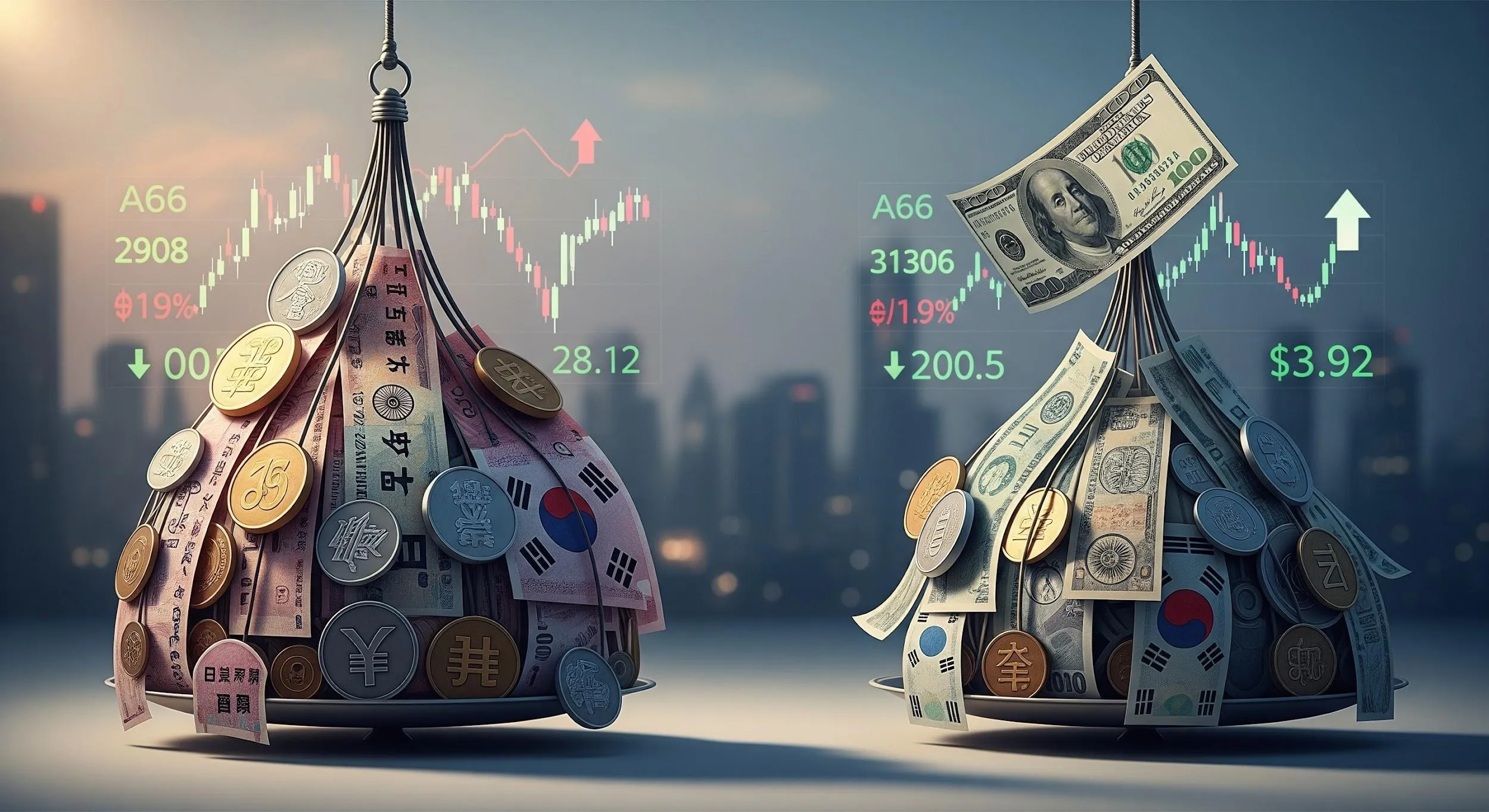 Perché le valute asiatiche restano deboli nonostante il dollaro in calo
