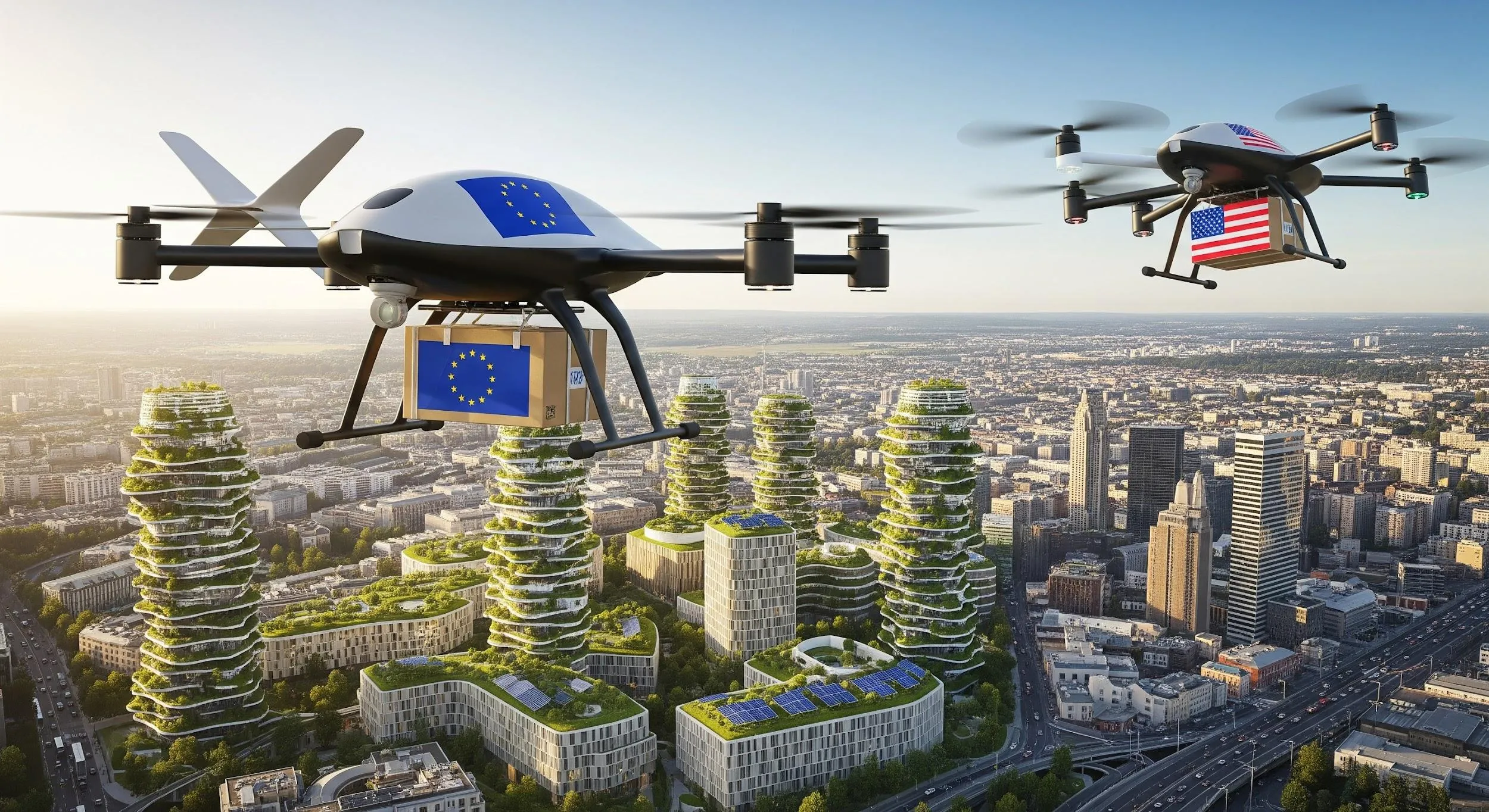 Droni e logistica, perché l’Europa sta volando più in alto degli Stati Uniti