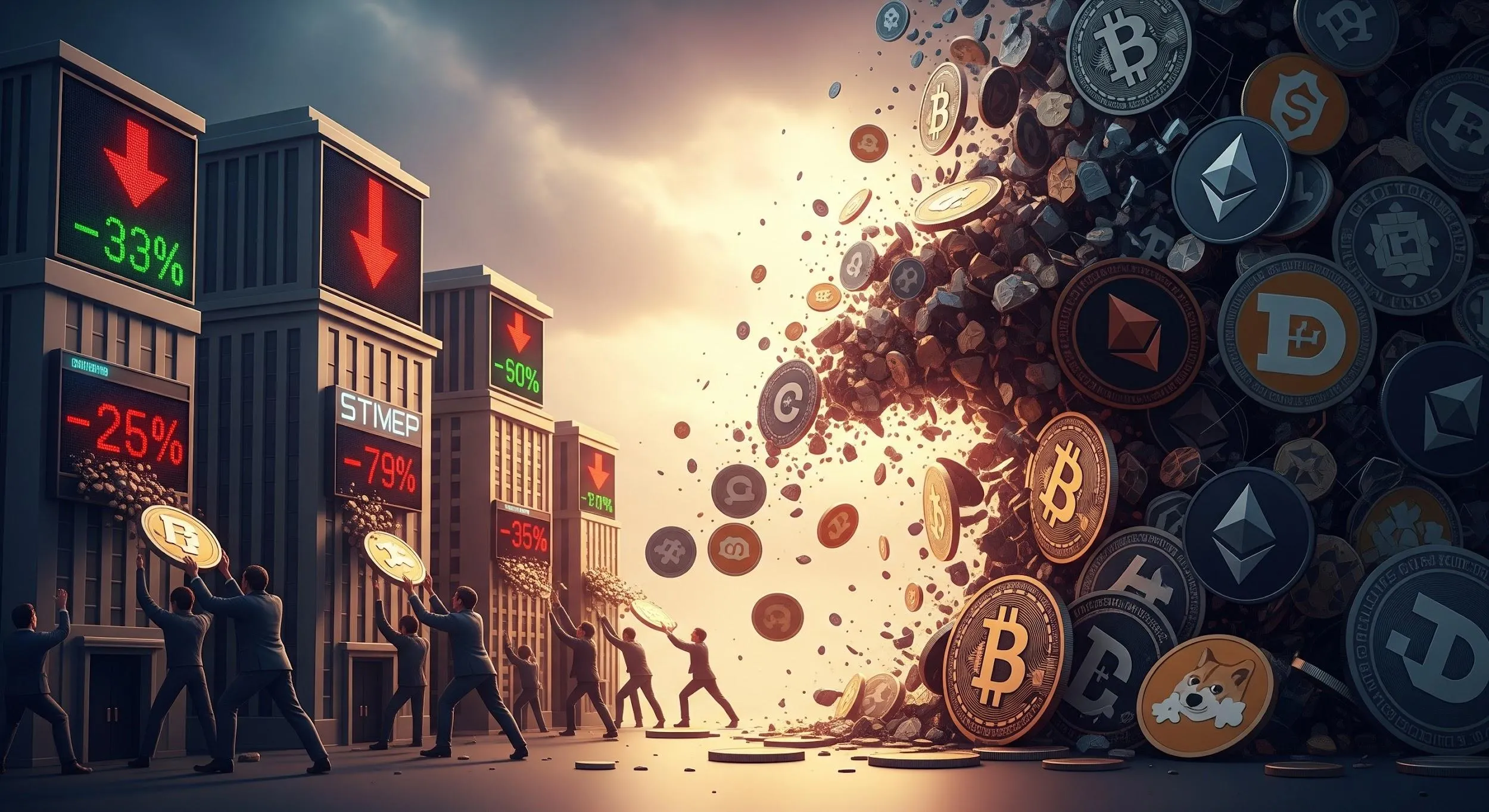 Crollo cripto, le aziende vendono token per salvare i titoli in Borsa