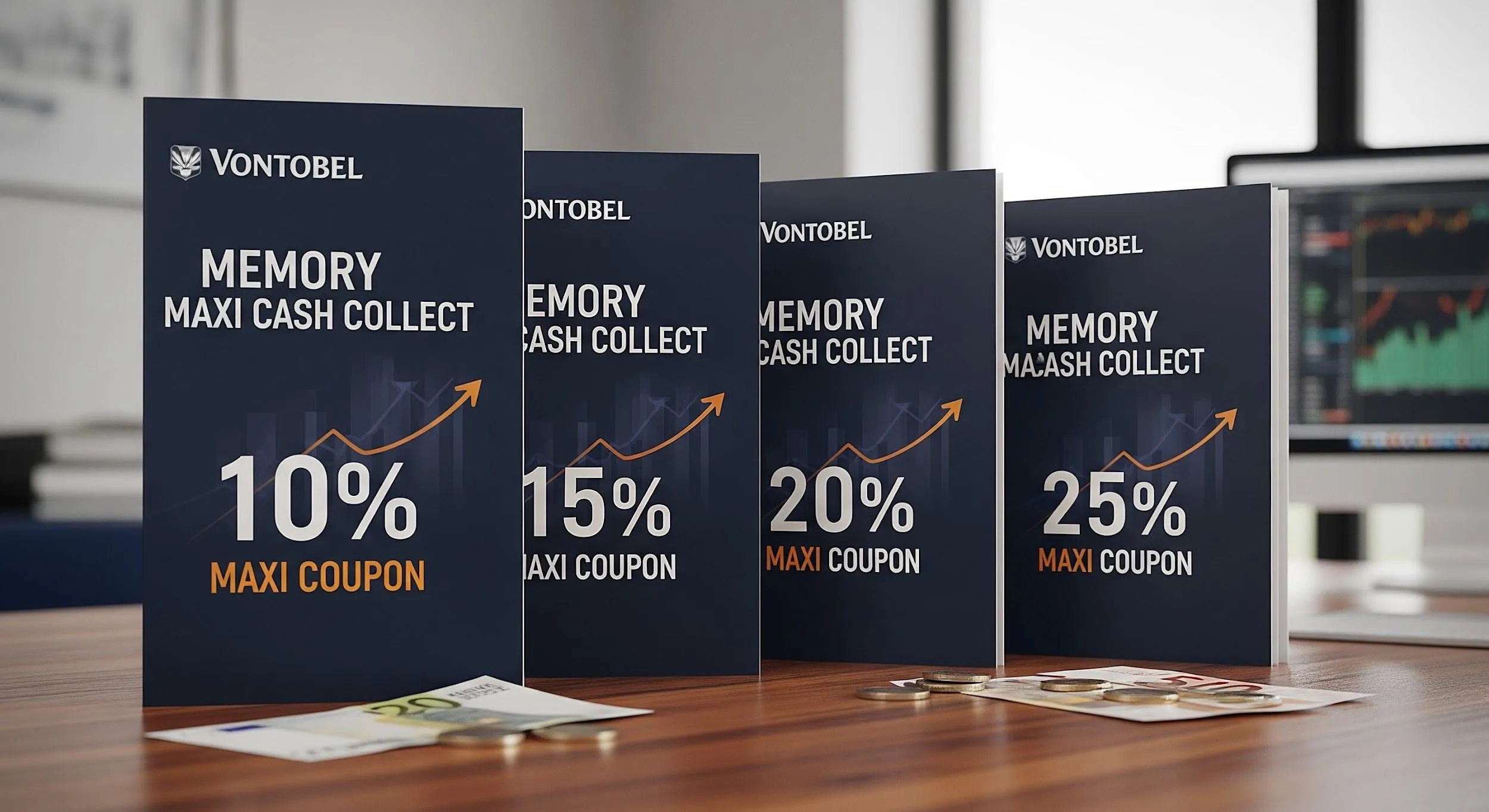 Da Vontobel 4 nuovi Memory Maxi Cash Collect con maxi-cedola tra il 10% e il 25%
