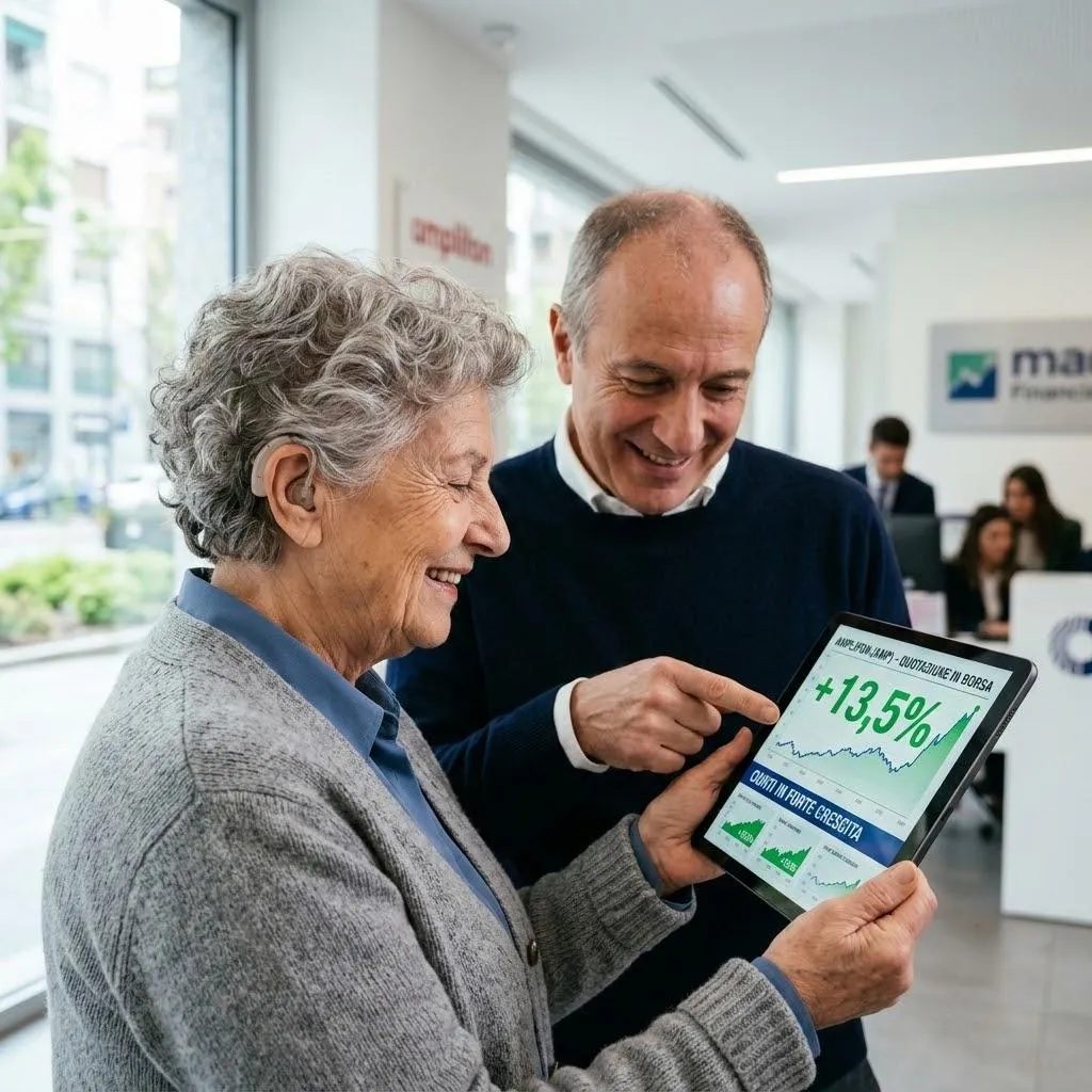 Amplifon +13,5% dopo i conti: margini record e rilancio della crescita