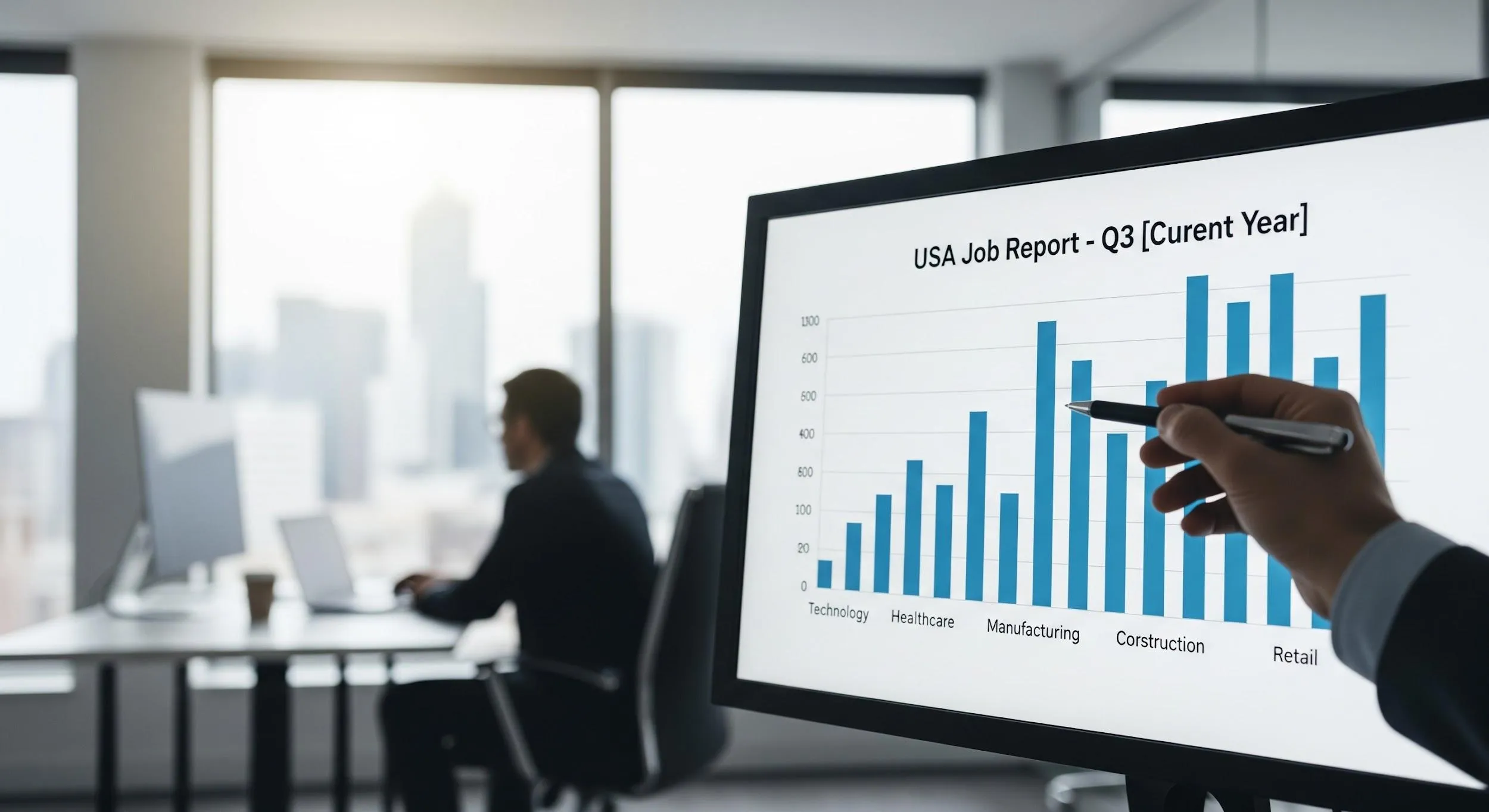 Stati Uniti, il confronto tra dati sul lavoro in pieno shutdown