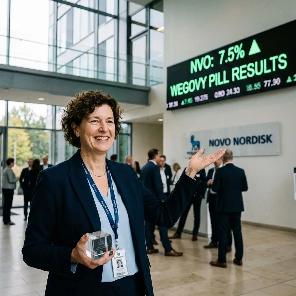 Novo Nordisk +7,5% dopo i conti: Wegovy pill convince il mercato