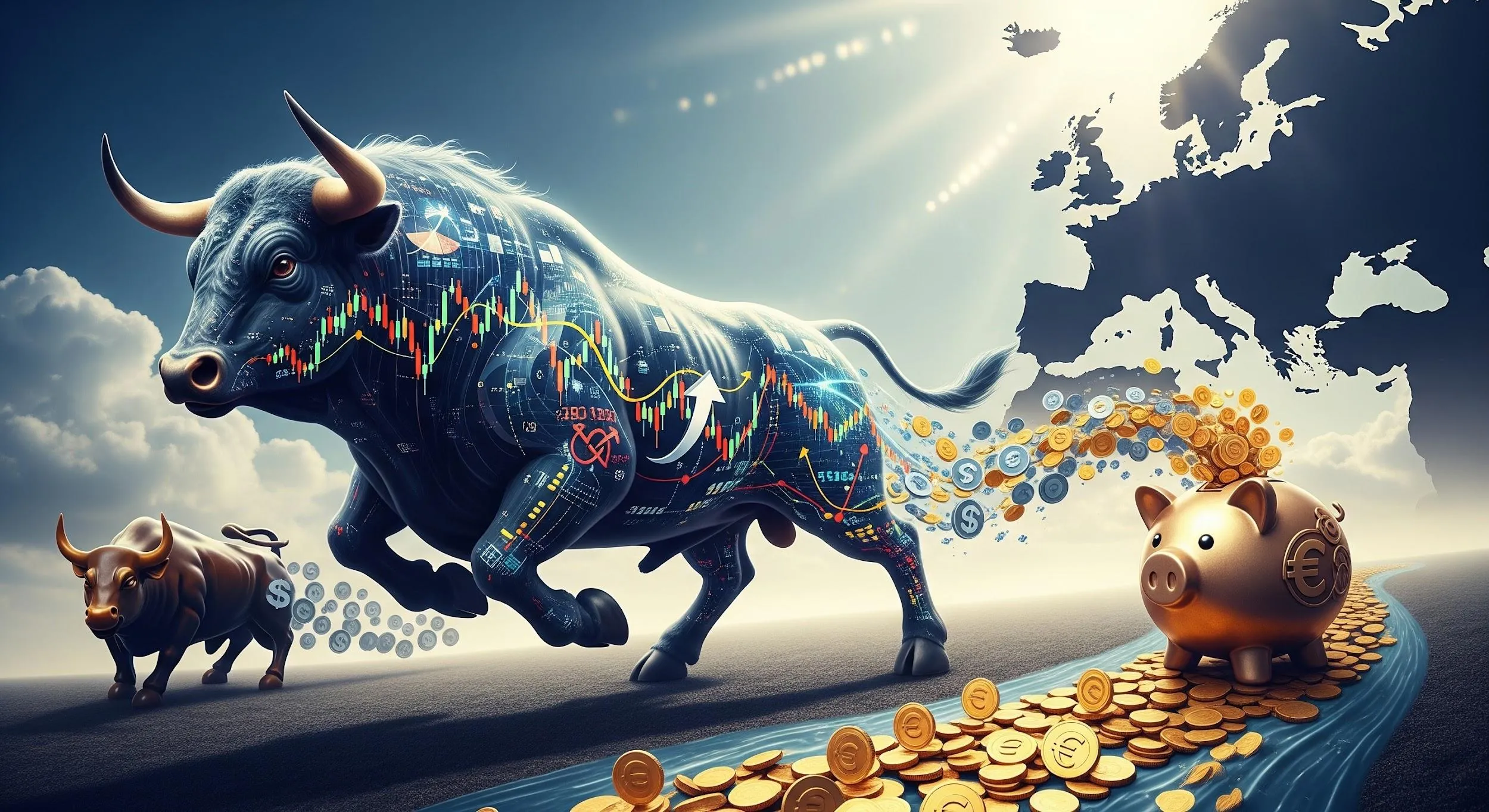 Borsa europea in rally: afflussi record mentre gli investitori riducono l’esposizione agli Usa