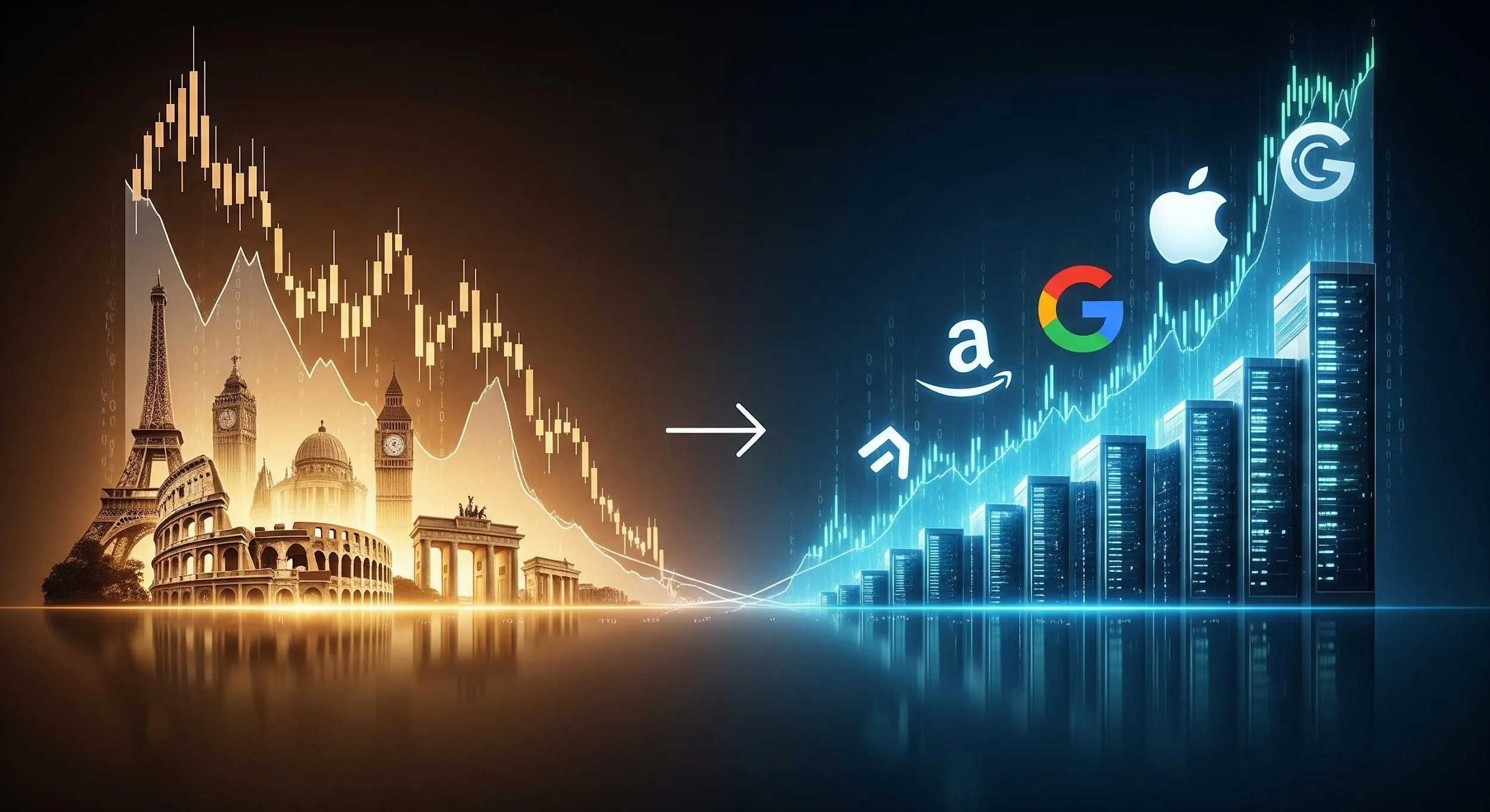 Azionario: dal rally europeo alle big tech, il mercato prende la forma della K