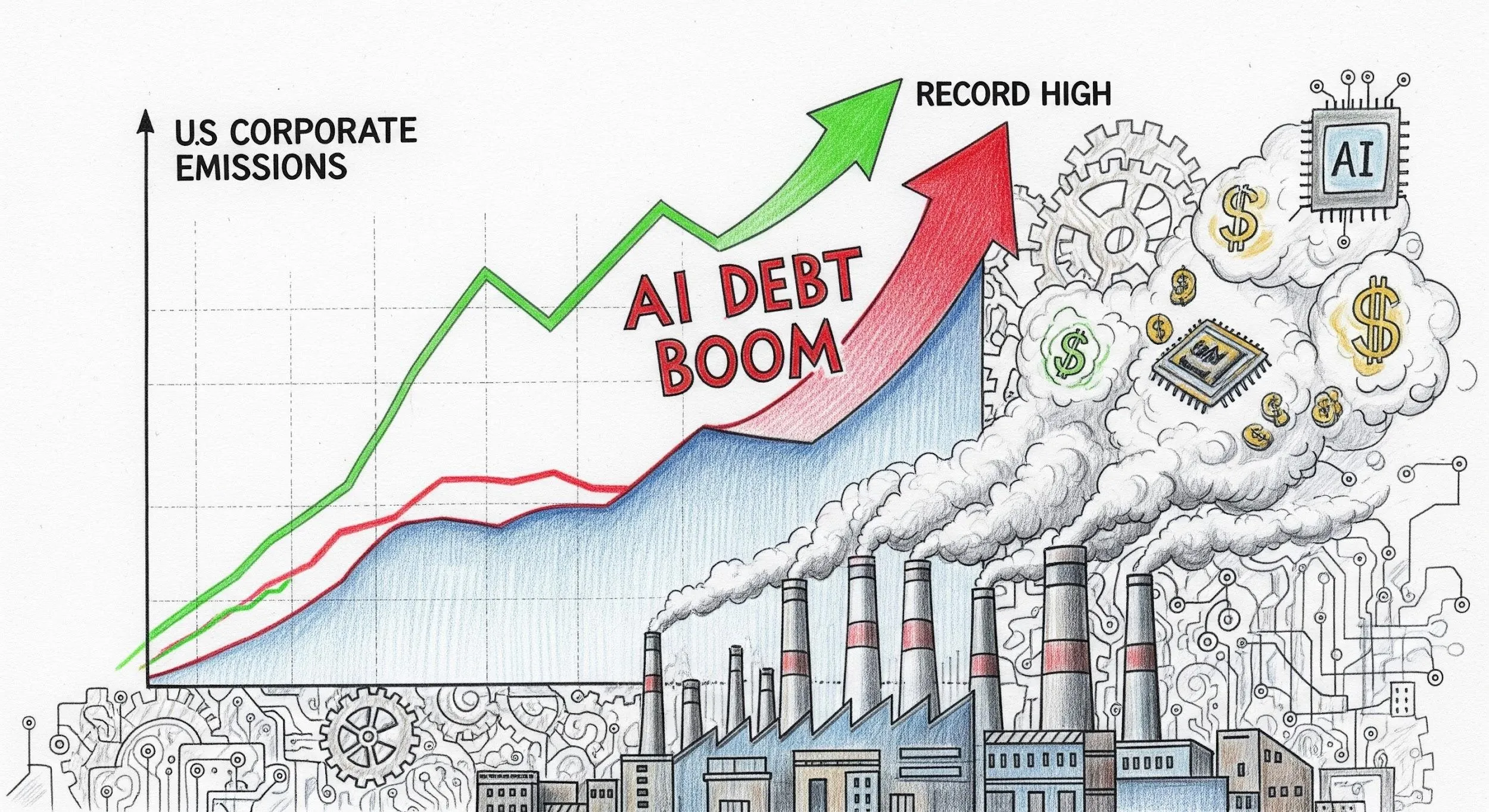 Boom del debito AI spinge le emissioni corporate USA verso il record
