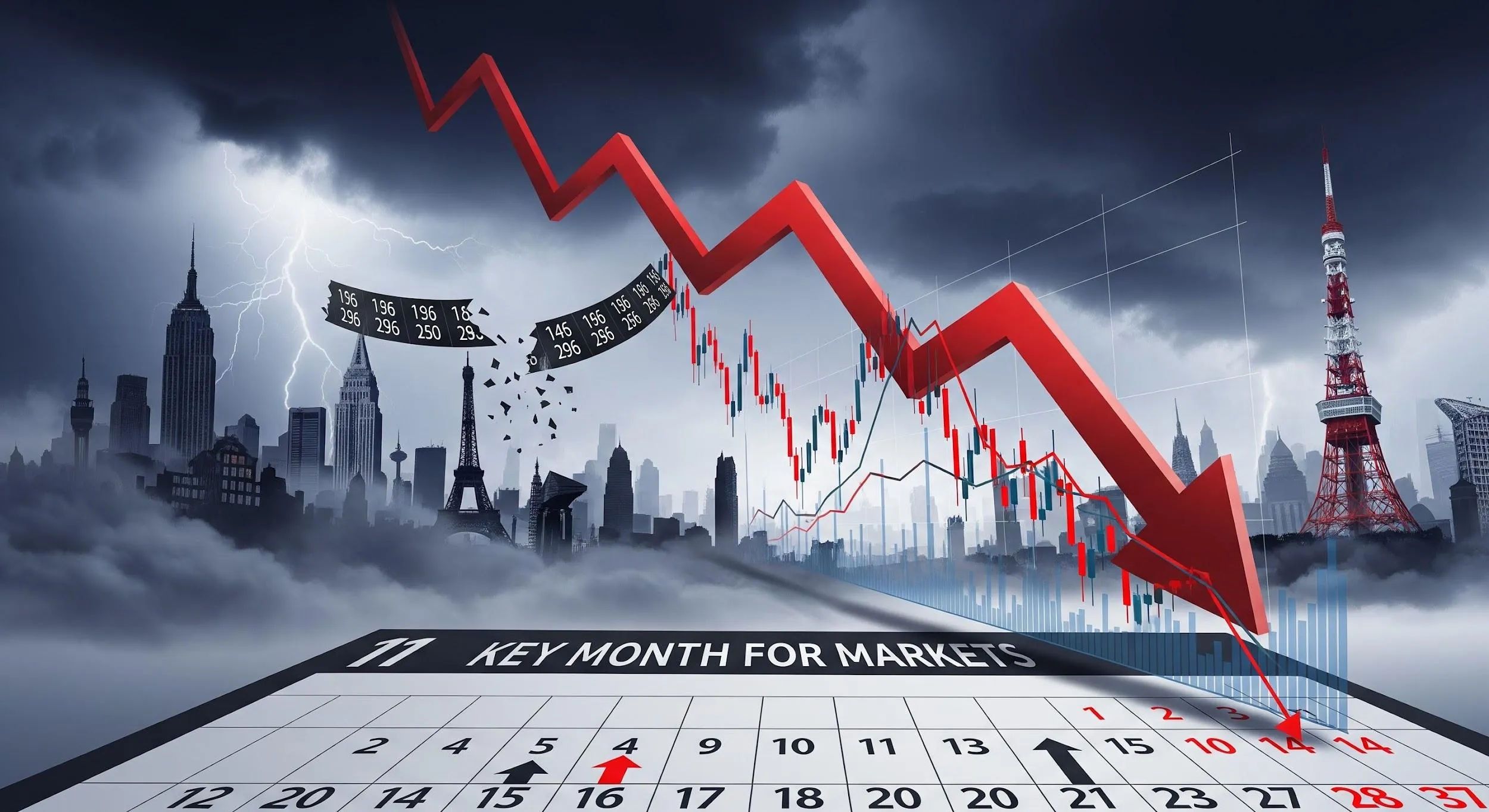 Borse globali in calo: parte in salita il mese chiave per i mercati