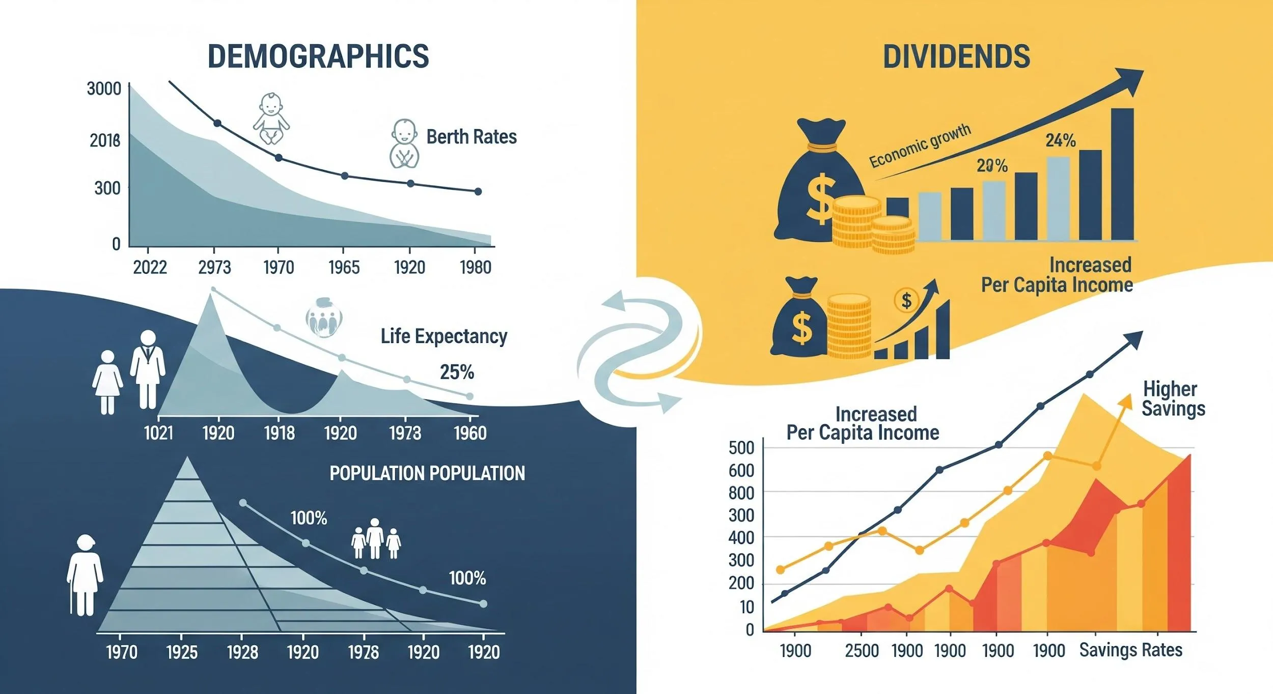 Demografia e dividendi, come cambiano i rendimenti azionari nel lungo periodo