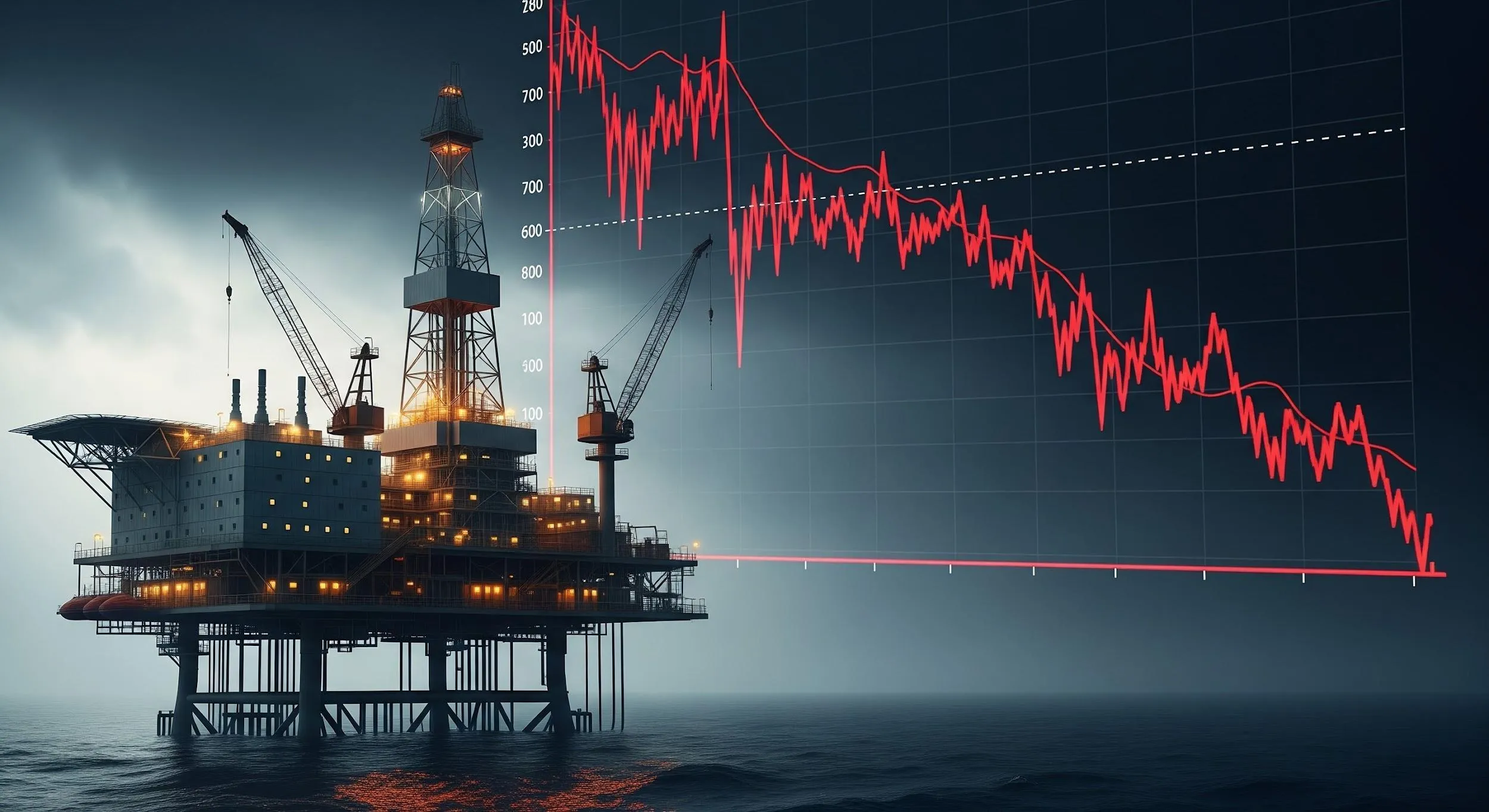 Tagli al personale e incremento dell’offerta: il calo del petrolio
