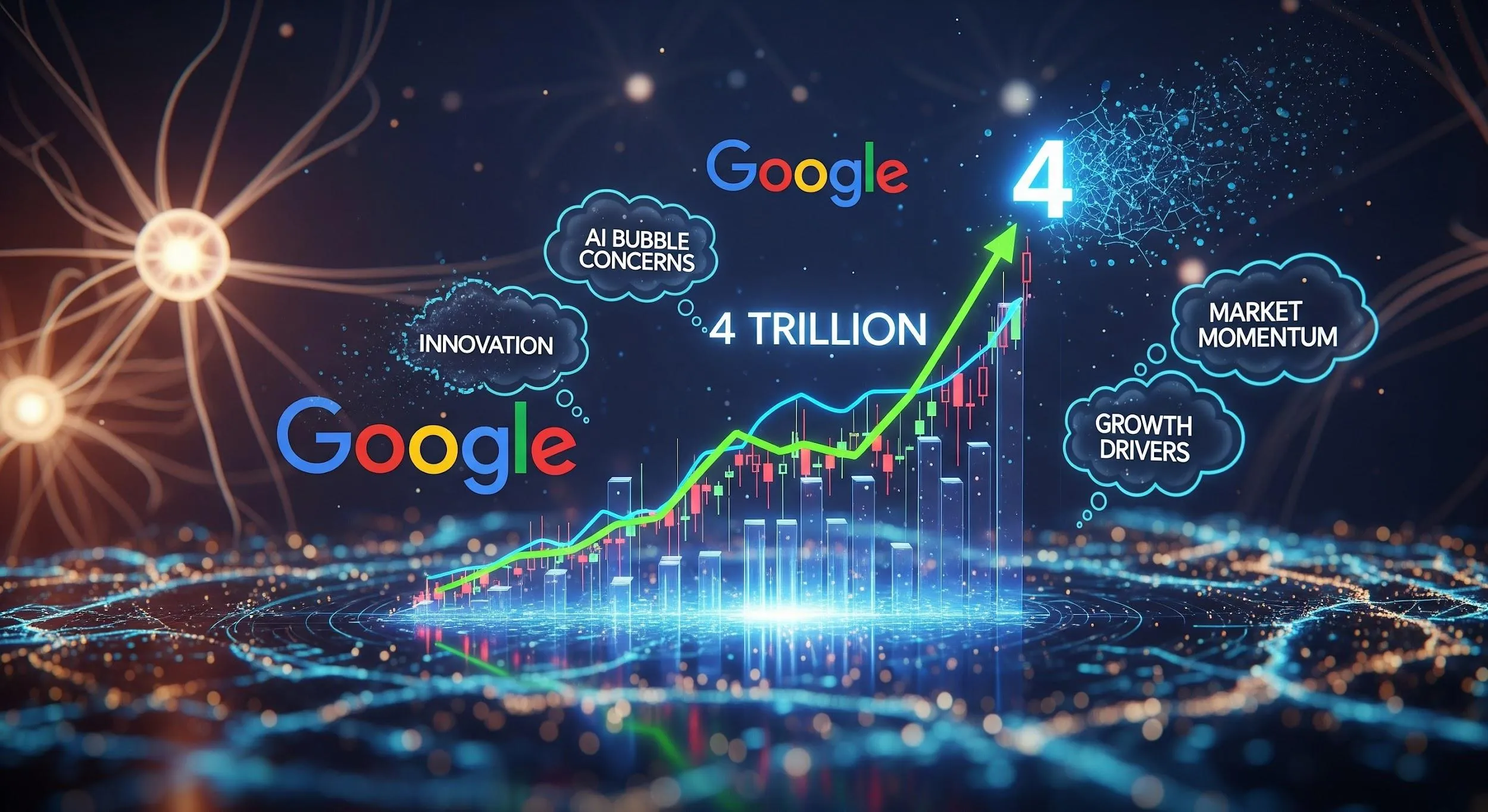 Google corre verso i 4 mila miliardi: perché il titolo sfida i timori sulla bolla AI