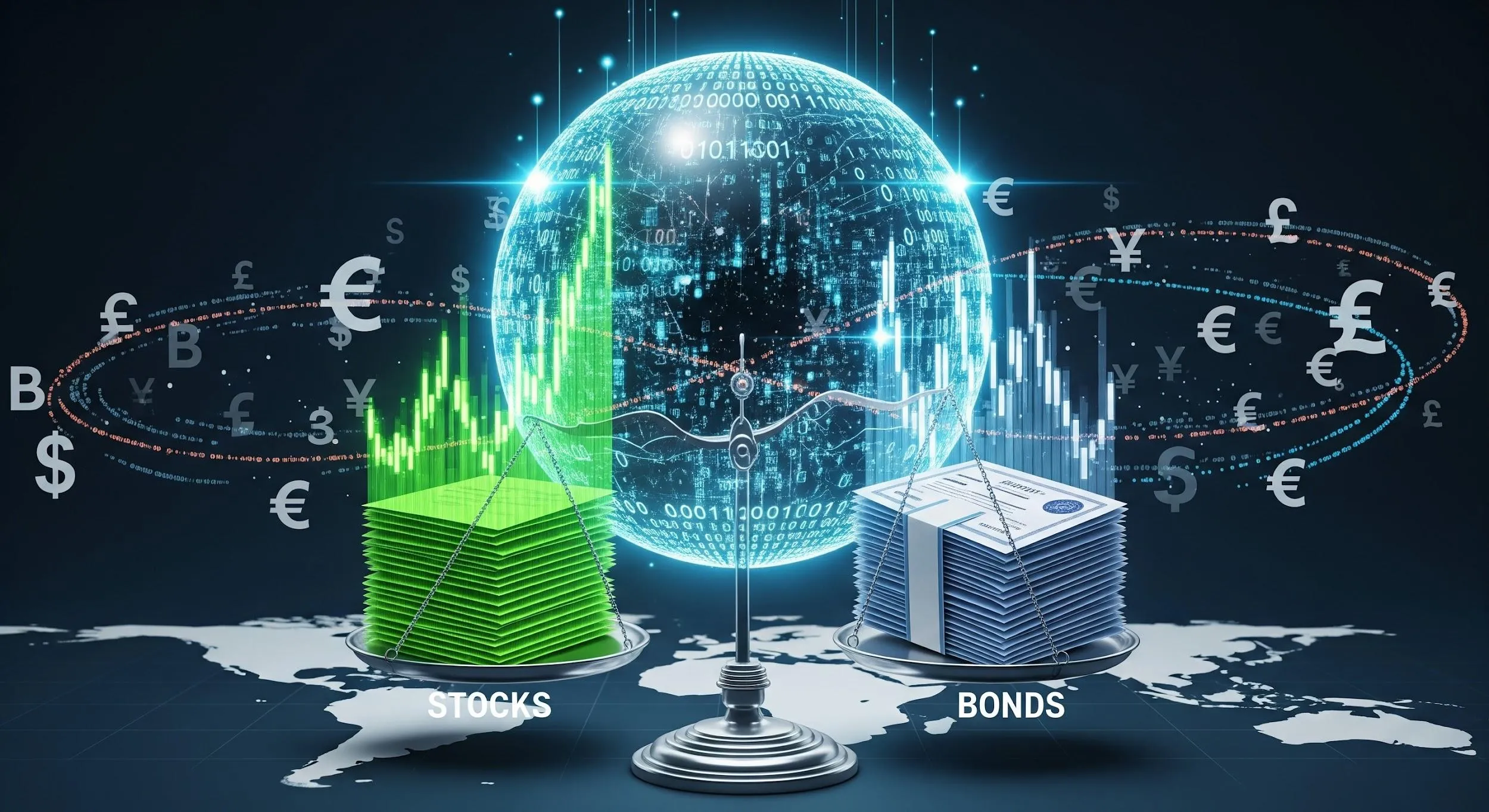 Bolla IA in arrivo? Come bilanciare azioni, bond e valute