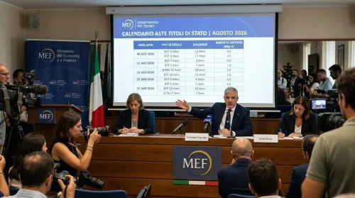 Aste titoli di stato agosto 2026, il calendario ufficiale del Tesoro