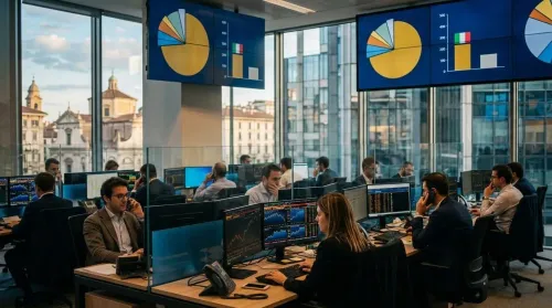Italia seconda in Europa per volumi di trading mentre l'oro al 42,4% dei volumi