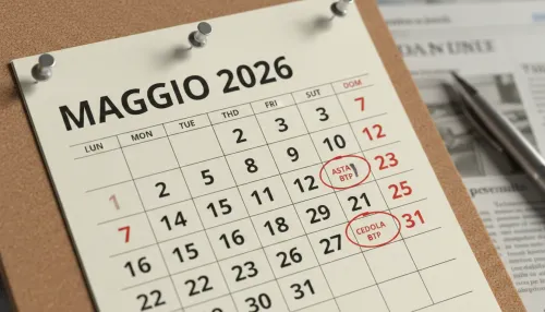 Aste titoli di stato maggio 2026, il calendario ufficiale del Tesoro